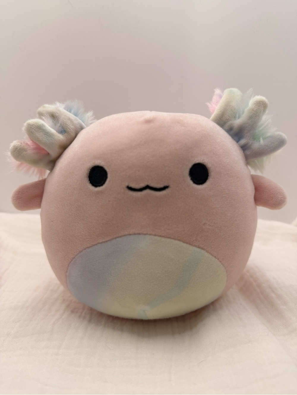 Squishmallow Archie Axolotl 5" Light Pink Rainbow Plush Sealife Stuffed Animal